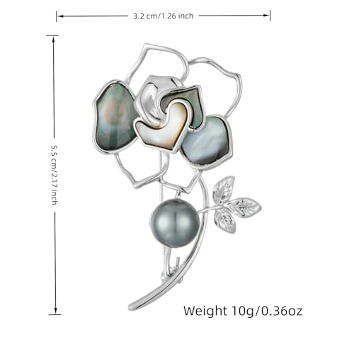 Image of SYWDUDUCLT Fashion Elegant Brooches for Women Brooch, Suitable For Party And Daily Wear On Many Occasions