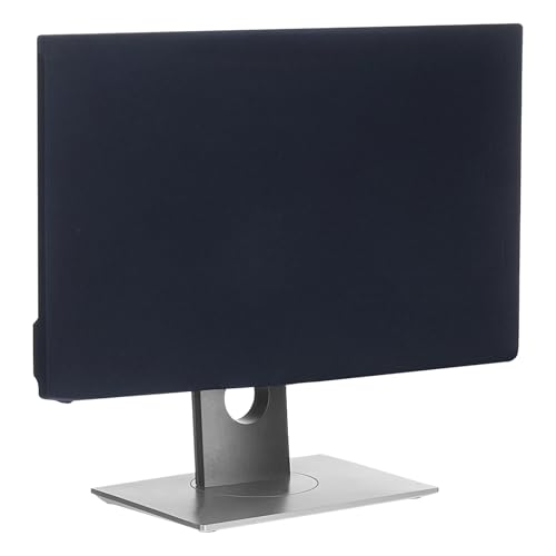 PATIKIL Cubierta antipolvo para monitor, antiestática, a prueba de polvo, funda protectora para monitores de computadora de 19 pulgadas, PC, escritorio, TV, LCD, LED, HD, color azul marino