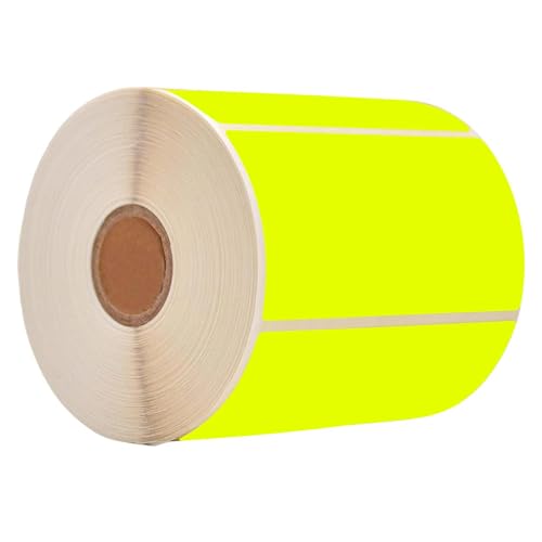 Étiquettes de codage couleur jaunes pour réussir votre déménagement et trier vos cartons