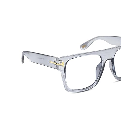 Image of LensKandy Zero Power Computer Glasses - Anti-Glare & Bluecut Wayfarer Eyewear for Men & Women - UV Protection, Eye Strain Relief,Lightweight & Blocks Harmful Rays