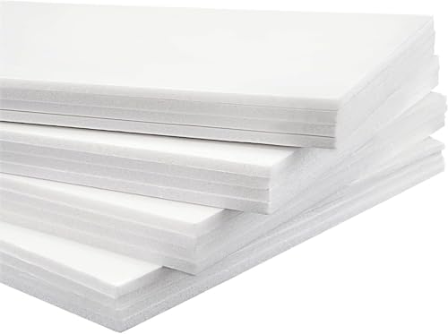 FWEEK Paquete de 16 tableros de espuma A3 blanco, 420 x 297 x 5 mm, paneles de espuma blanca A3, tableros de espuma de poliestireno para publicidad, presentaciones, proyectos de manualidades y