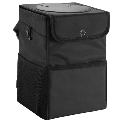 Cubo de basura para coche plegable que elimina malos olores en camión y automóvil