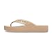 Crocs Women's Baya Platform Flip Sandals, Chai., 41/42 EU