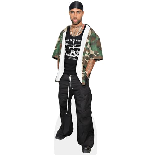 Vic Mensa (Shirt) Silhouette en Carton Taille Mini
