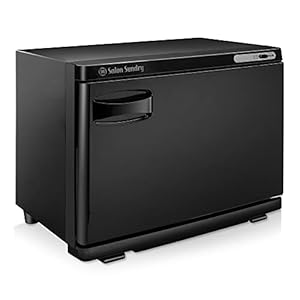 Salon Sundry Professional High Capacity Hot Towel Warmer Cabinet – Facial Spa and Salon Equipment – Black