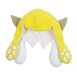 Cai Hong レディース 可愛い まいか いか イカ帽子 (イエロー (ショート) L(頭囲:約56cm))