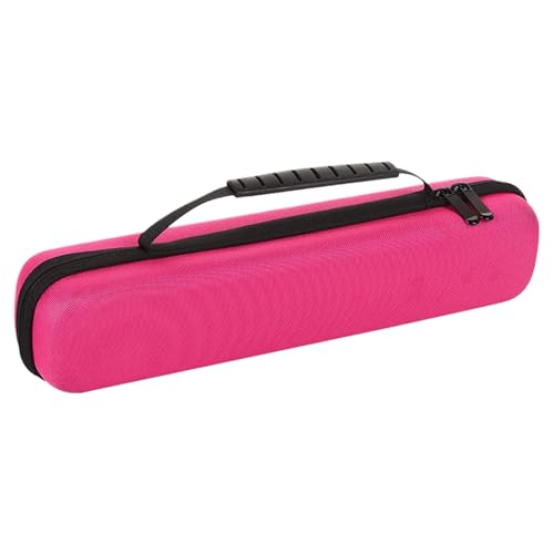 フルートケース - フルート収納バッグ |防水高密度シェル、衝撃吸収インテリア、スリムトラベルプロファイル、ヘアアイロン、スタイラーストレートナー、収納に最適、13.98x3.15x2.36インチ