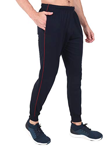 Image of Zeffit Men's Pc Cotton Ankle Grip Track Pant