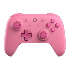 8BitDo Ultimate 2C Bluetooth Controller for Switch/Switch 2, Wireless Controller with 6-Axis Motion Control, Rumble Vibration, Refined D-Pad and Bumpers, and Hall Effect Joysticks (Pink)