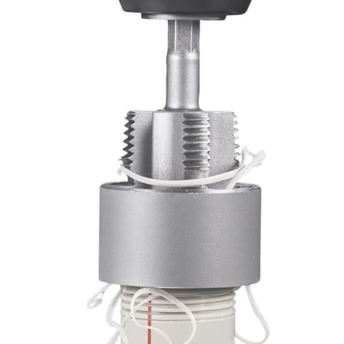Yianyal Roscadora Para Tubos De PVC | Herramienta De Corte De Redes - Corte Interno Externo Integrado Resistente al Desgaste Para Reparación Con Taladro Eléctrico Hogar Exterior