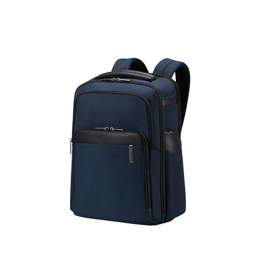 Image of Samsonite Evosight 14.1 inch Laptop Backpack | Business Backpack with Padded Laptop Compartment | Smart Sleeve | Lightweight Durable Office & Travel Bag for Men & Women | 2-Year Warranty | Navy