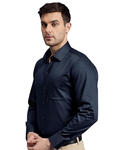 Image of LOUIS STITCH Men's Regular Fit Formal Shirts for Men (ST-S1-CF-900 (1))