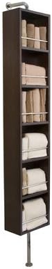 11.8" x 78" Mirrored Wall Mounted Linen Tower