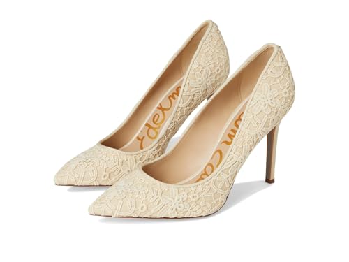 Image of Sam Edelman Women's Hazel Pump Ivory /Natural Lace 8 Medium