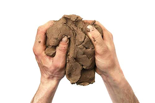 Image of Terracotta Clay, Ready to Use Natural Air-Dry Clay. Best for Sculpting, Pottery, Jewellery Making, Eco-Friendly Ganesha Idol Making Etc (2 Kg)