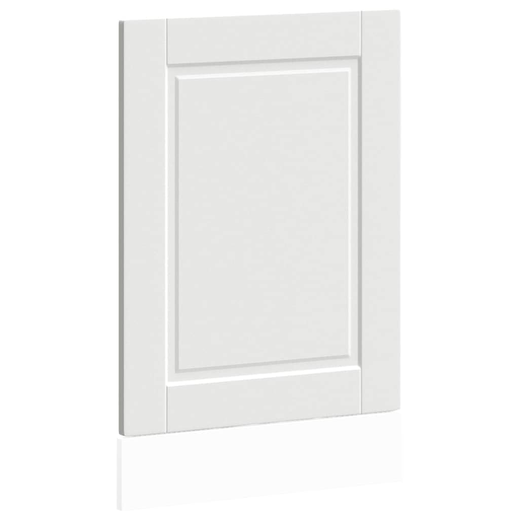 Porto - Panel para lavavajillas (45 x 1,5 x 67 cm, material de madera, para cuarto de baño, salón, comedor, cocina), color blanco