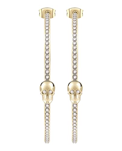 Philipp Plein Boucles d'Oreilles Acier Inoxydable PJ1AA01EU - Modèle Original Argenté