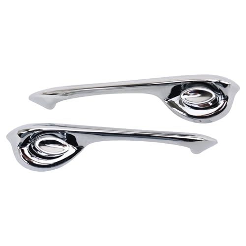 TRQ Left and Right Exterior Door Handle Set 2 Piece Drivers Side