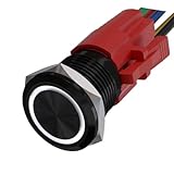 Sensation tactile : fabriqué à partir de métal, cet interrupteur à bouton-poussoir momentané de 22 mm offre une expérience tactile confortable pour un fonctionnement sans effort.