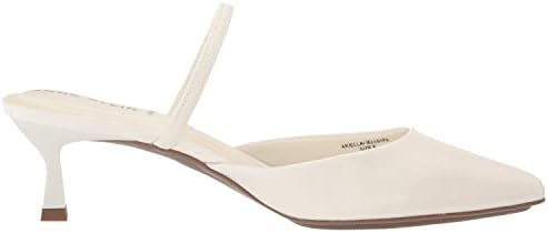 Anne Klein Women’s Iella Kitten Heeled Pump, White, 9 | Image 5