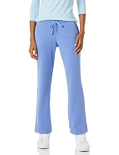 Amazon Essentials Womens Straight Leg Fleece Sweatpants with Drawstring (Available in Plus Size) Blue X-Small