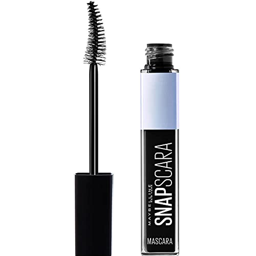 Maybelline New York Mascara für Volumen, Snapscara, Pitch Black, 9,5 ml