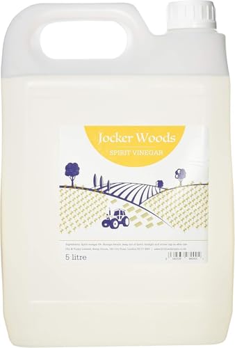 Jocker Woods White Spirit Vinegar for Cooking and Cleaning, Food Grade Multi-Purpose Vinegar for Pickling, Marinating, Surface Cleaning and Limescale Removal, 20 Litres