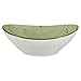 ITI RT-15-LI Rotana Hand-Crafted Dinnerware Bowl, Oval, 3" Width, 4" Length, Stoneware, Lime (Pack of 24)