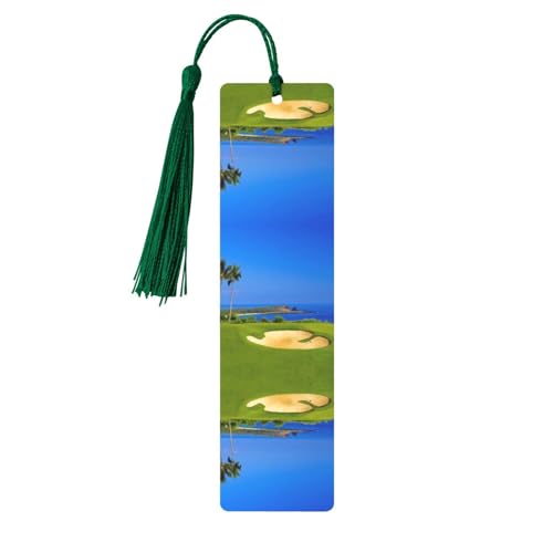 LAZIRO Golf Course Metal Bookmark