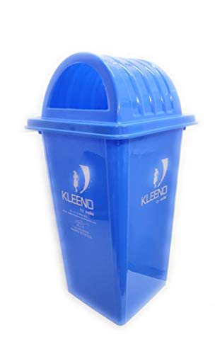 Image of Cello Kleeno Dome Lid Plastic Garbage Dustbin Bucket 110 LTR - Blue
