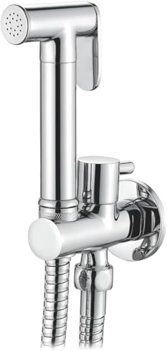 Ibergrif Monomando Empotrar para Bidé WC, Grifo de Bidet para Agua Sola, Cromo, Cuadrado, M22015R