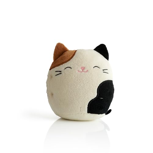 Squishmallows Cam The Cat - Altoparlante portatile in peluche, portata Bluetooth di 10 metri, controllo del volume, suono stereo ricco dell'altoparlante, accoppiamento automatico rapido e facile del
