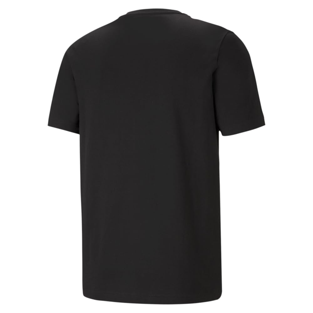 PUMA Essential Logo tee Camiseta, Negro Black, XXL para Hombre
