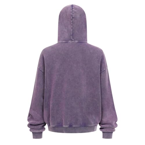 VFIVE UNFOUR Zip Up Loose Wax Dyed Thick Warm Fleece Hoodies Sweatshirt Men Fashion Pullovers Casual Jacket2