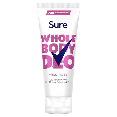Sure Women Wild Rose Whole Body All Over Body Deodorant Spray with a fresh & floral fragrance and 72 hour odour control 150ml