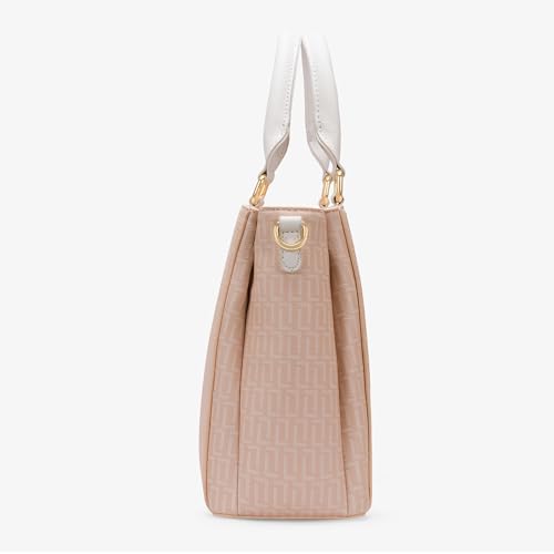 Image of Lavie Luxe Women's Daphne 3 Compartment Satchel Bag | Satchel Handbag for Work | Ladies purse | Stylish Shoulder Bag | Gift for Women
