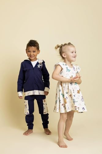 MONICA + ANDY Baby Organic Short Sleeve Let's Dance Dress4