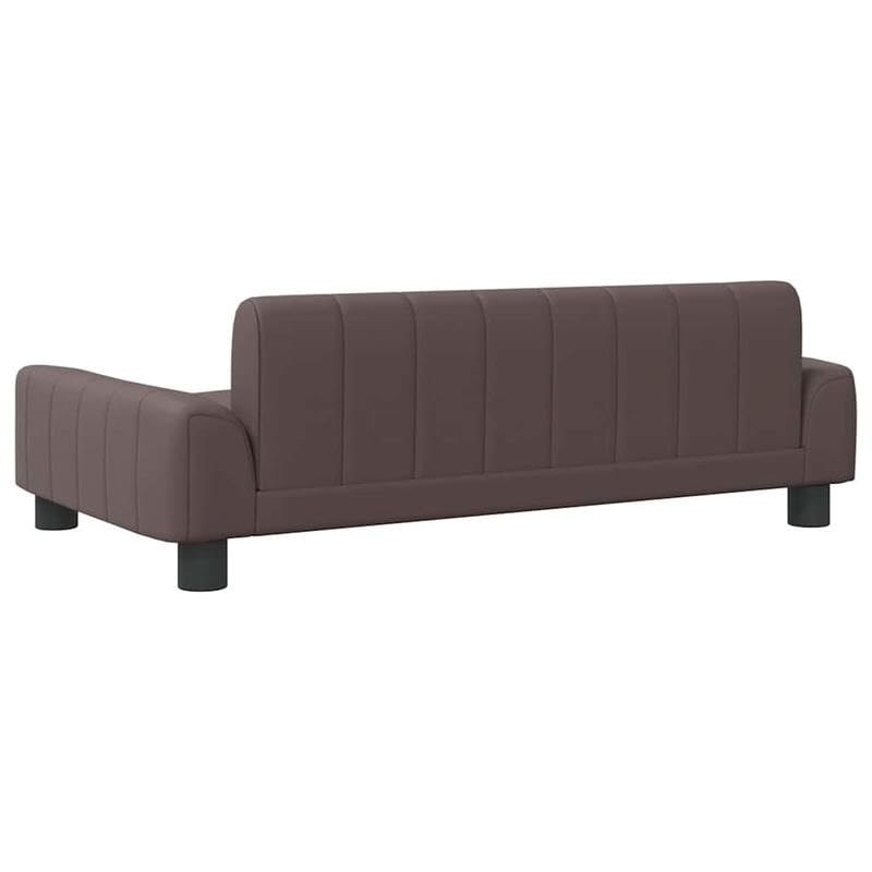 Eleganz Hundebett aus Kunstleder 90x53x30 cm - Luxus Hundekorb für große Hunde, wasserabweisend & pflegeleicht - Ideal für Wohnzimmer oder Schlafzimmer