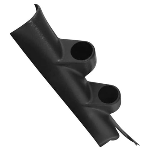 EASDCFSF Black Full Size Dual Gauge 52mm Pillar Gen5 ABS Plastic for Chevy for Camaro 2010-2015