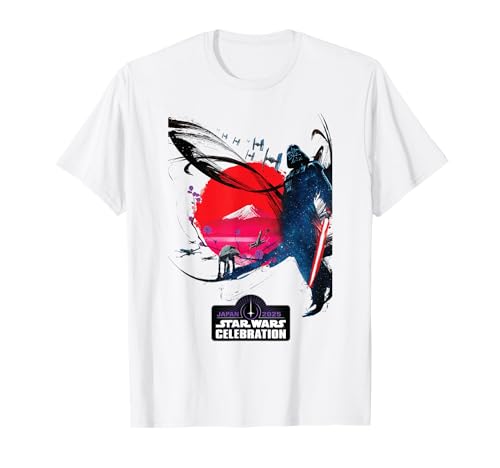 Star Wars Celebration Japan 2025 Logo & Darth Vader Key Art Camiseta