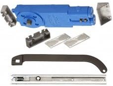 Vista 8 de CRL/Jackson Ajustable Spring Power Multi Tamaño 90 grados Hold-Open Overhead Oculto Más Cerca Con "P" Offset Slide-Arm Hardware Paquete Aluminio