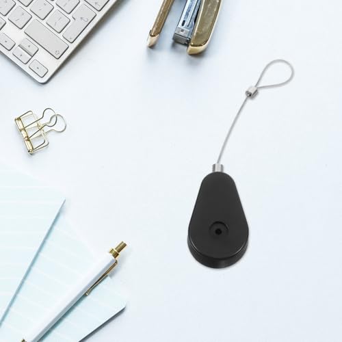 Soporte retráctil para cable para seguridad bajo escritorio con caja de bloqueo y retracción automática miniatura 4