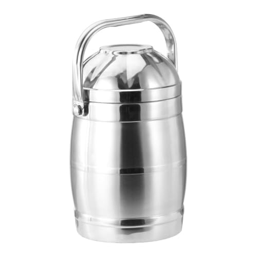 MAGICLULU Boîte à Lunch Isotherme Inox 2,2l Double Paroi, Pot Alimentaire Hermétique Sous Vide, Convient Garçon Et Filles Et Adultes, Pour École, Bureau Et Voyage