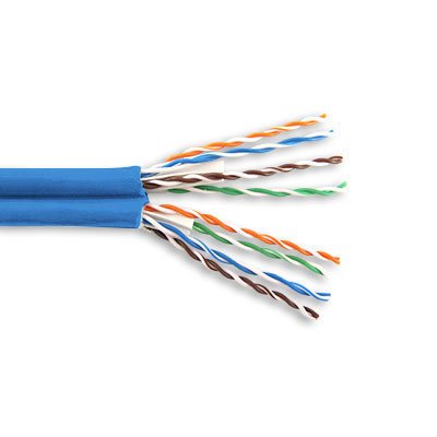 Cable CAT6 Par Trenzado UTP 1000 ft Azul SCP miniatura 1