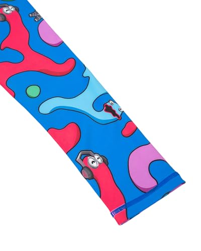 A FOR ADLEY Custom Pant Leggings, Designed by Adley for Her Fans, Using Her Favorite Colors and Characters.4