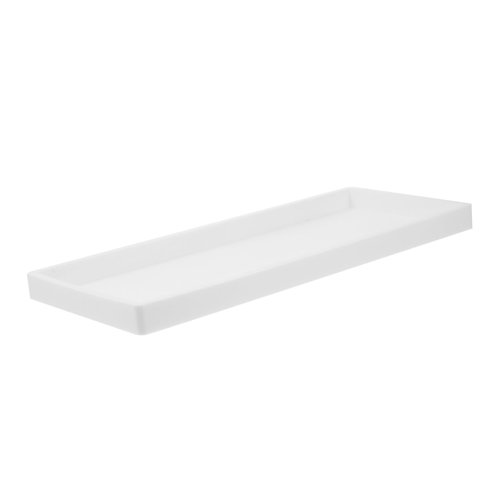 Vassoio di Raccolta in Silicone Bianco Rettangolare Grande