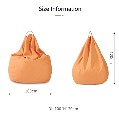 RTMX&kk Classic Sitzsack Stuhlbezug Riesen Bean Bag Ohne Füllung Für Deko Lazy Lounger Sitzsack Aufbewahrungsstuhlbezug… – Bild 4