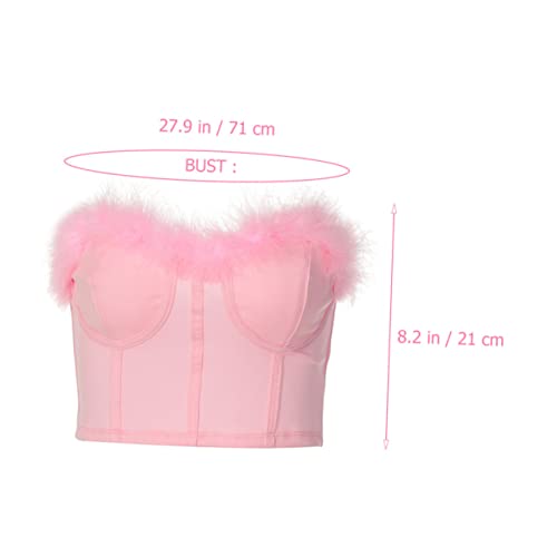 Chaleco elegante sin mangas blusas para mujeres con estructura interna 4