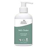 Earth Mama Belly Butter, Maternity Moisturizer for Dry Skin | Lotion for Pregnancy and Postpartum Recovery Self Care, Body Cream with Aloe, Fragrance Free, 8-Fluid Ounce