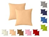 ✅ COLECCIÓN - Gama de Fundas de Cojines en 10 Colores Vivos Tendencia